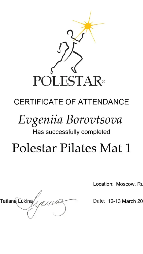 Evgeniia Borovtsova Polestar Pilates Mat1